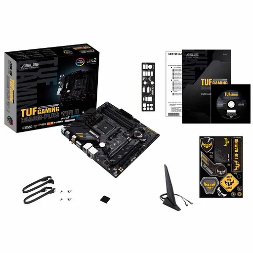 Материнская плата ASUS TUF Gaming B550M-PLUS WIFI II (TUF GAMING B550M-PLUS WIFI II) (Socket AM4, AMD B550, Micro-ATX) - фото 7