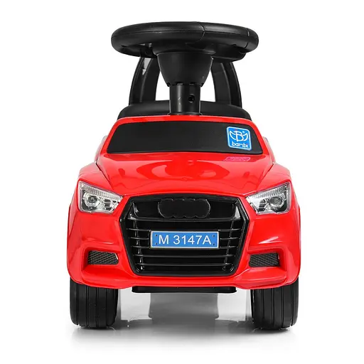 Дитяча каталка-толокар Bambi Racer з музикою та світлом червона (M 3147A-3) - фото 2