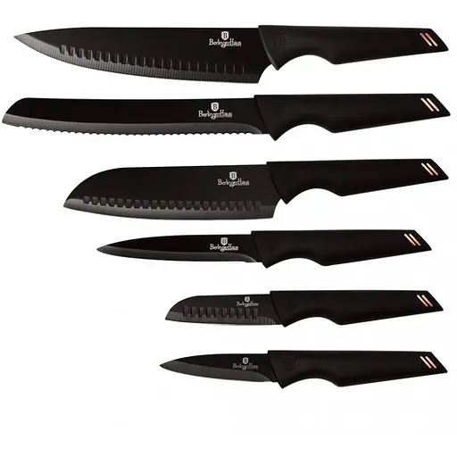 Набор ножей из 6 предметов Berlinger Haus Black Rose Collection (BH-2593)