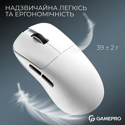 Миша GamePro Asgard Odin 8K Wireless White (GM035W) [140407] - фото 7