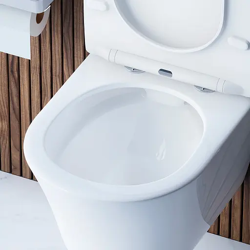 Унитаз подвесной FlashClean Am.Pm Tender с сиденьем микролифт белый C45A1700SC, Белый - фото 7