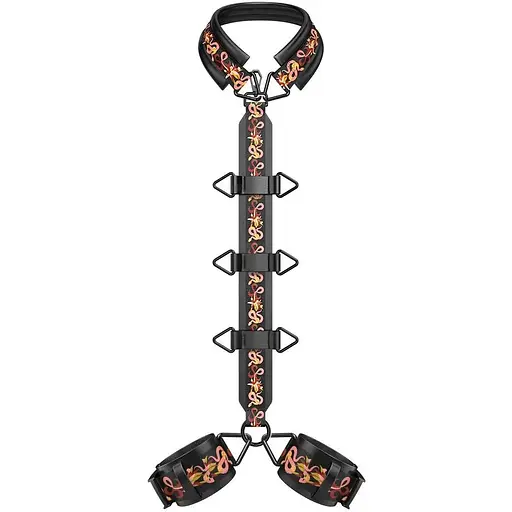 БДСМ-набір Lockink The FloweRing Serpent - Bondage Set, 12 шт. - фото 2