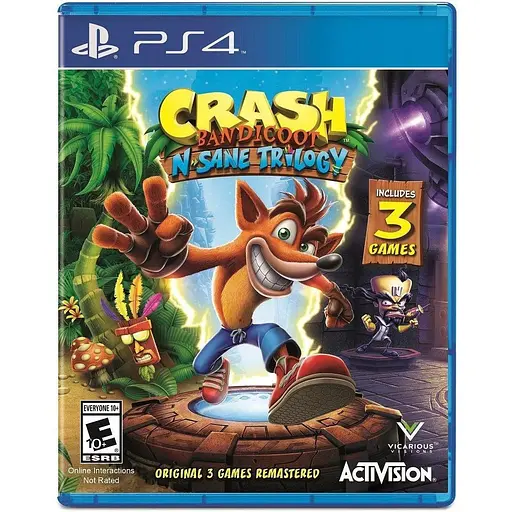 Игра Sony PlayStation 4 Crash Bandicoot: N. Sane Trilogy Английская Версия Б/у - фото 1