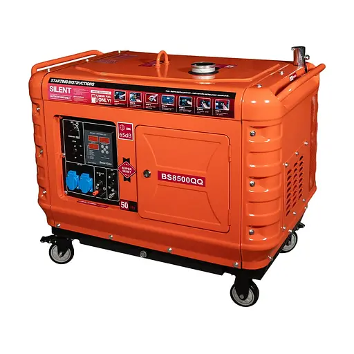 Генератор дизельний однофазний 4.2 кВт Bison BS8500QQ (41-00410)