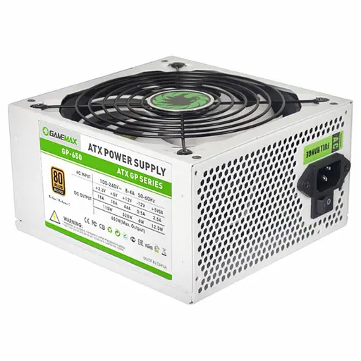 Блок живлення GameMax GP-650-White 650W (GP-650-White) - фото 1