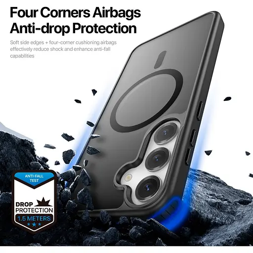 Чохол Dux Ducis Magnetic Yind для Samsung Galaxy S25 Black [134542] - фото 8