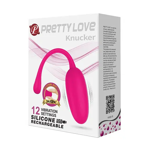Віброяйце Pretty Love Knucker 18.6 см рожевий - фото 9