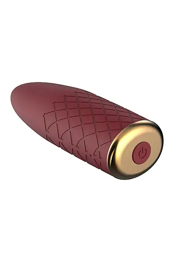 Клиторальный вибратор Dreamtoys Romance Marly 11 см бордовый - фото 2