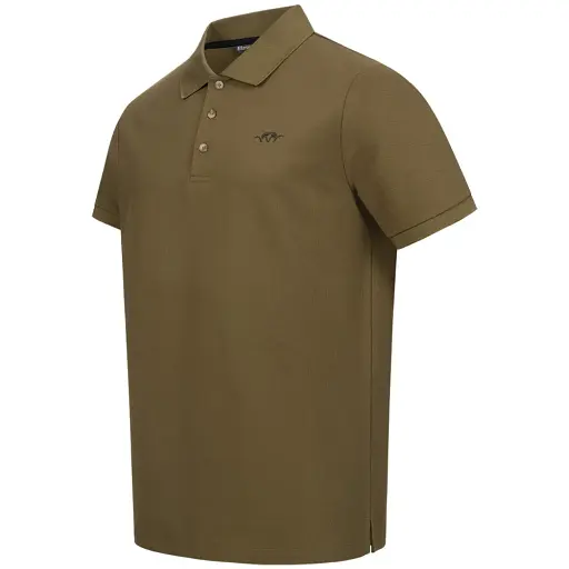 Теніска поло Blaser Active Outfits Solid Polo Shirt 2XL Dark olive - фото 3
