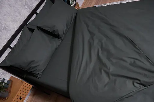 Пододеяльник Moon&Star Бязь Gold Люкс Dark Green Полуторный 143x210 см - фото 2