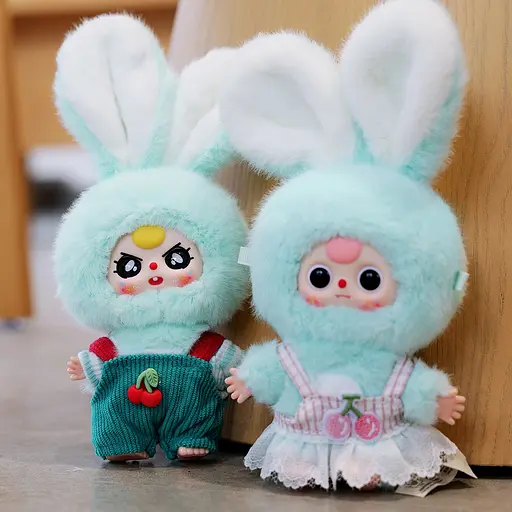 Колекційна м'яка іграшка з кільцем Pop Top Baby Three Cureplaneta Макарончики (CRP2605) - фото 3