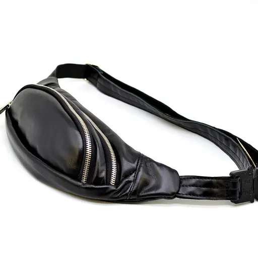 Шкіряна чоловіча сумка на пояс TARWA 11х30х5 см nsa0001309 - фото 1