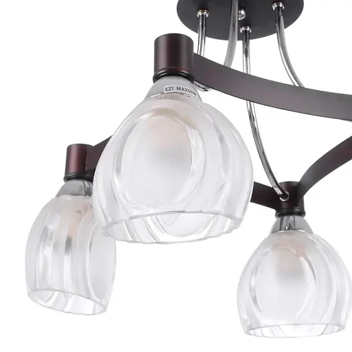 Люстра потолочная Brille для кухни E27 60W BR (LK-249C/4) - фото 3