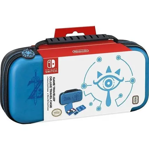 Чехол Deluxe Travel Case (Zelda Sheikah Eye Blue) (Nintendo Switch, Switch Lite, Switch OLED model)