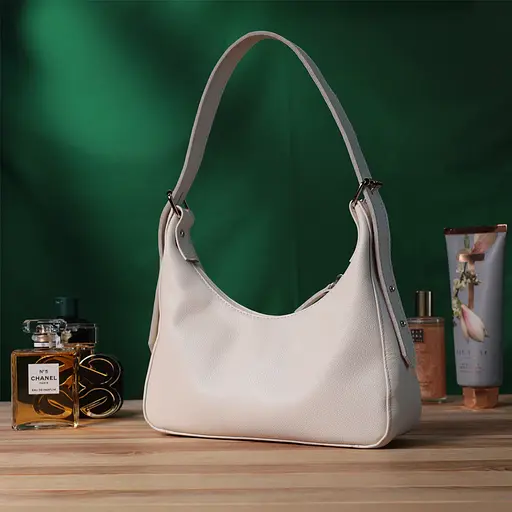 Сумка багет Shvigel с регулируемым ремнем из натуральной кожи 26х13х6.5 см sum0027028 - фото 10