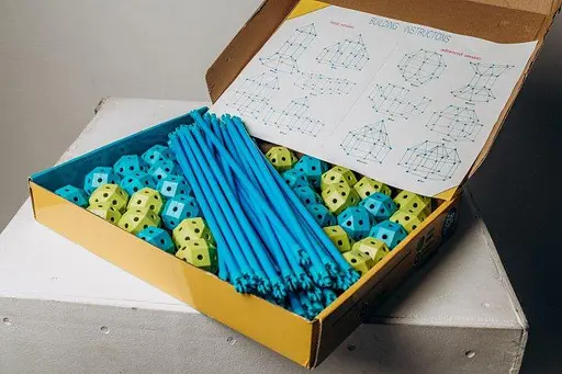 Детский игровой 3D конструктор Палатка Magic forts 85 деталей - фото 6