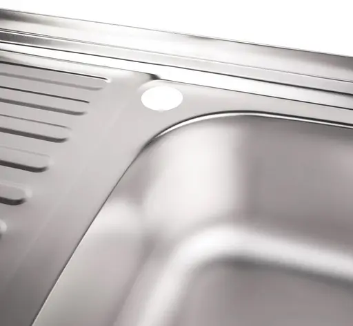 Кухонная мойка Brinex 5080-R 0.6 мм, накладная BRIN5080RSAT06 - фото 5