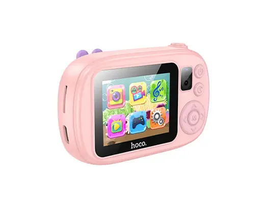 Детская цифровая фотокамера Hoco DV205 с поддержкой карты памяти 32MP Розовый - фото 6