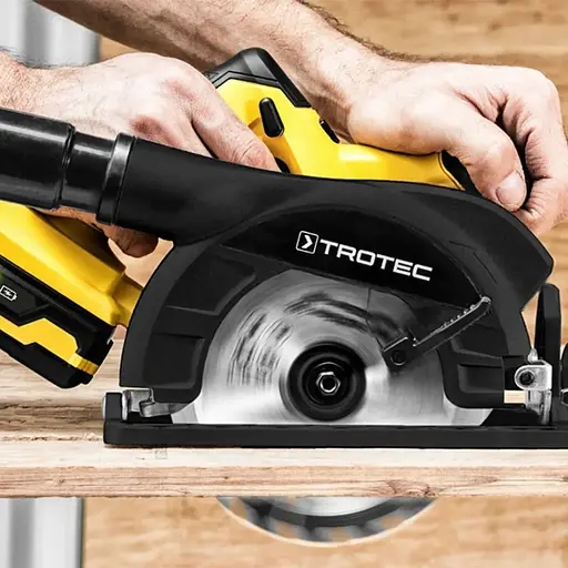 Пила циркулярная аккумуляторная Trotec PCSS 10-20V с кейсом (DAS302848) - фото 9