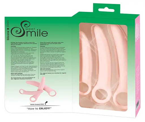 Набір фалоімітаторів Sweet Smile Vaginal Trainers 3 шт рожевий - фото 8