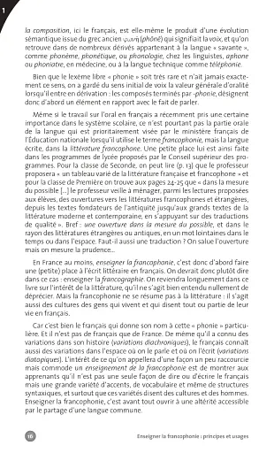 Collection F. Enseigner la francophonie : principes et usages - фото 8