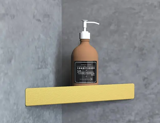 Кутова полиця для ванни Rea SF07 28 brushed gold REA-06013, Золотий - фото 3