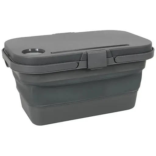 Корзина складная Bo-Camp Foldable Box With table Top 17L Grey (6303695) (DAS302125) - фото 1