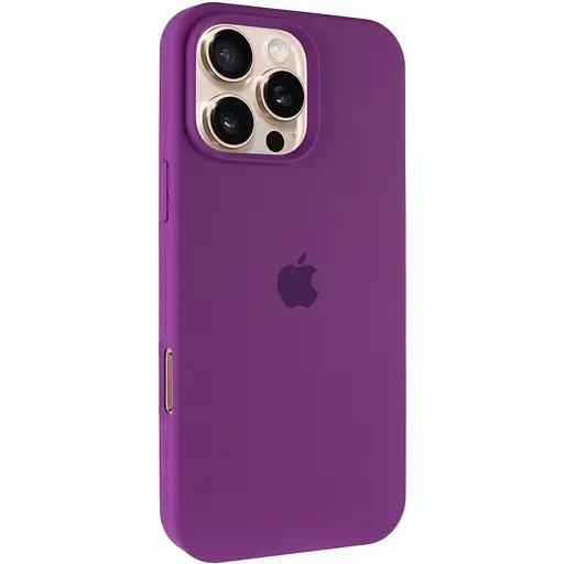 Чехол Epik Silicone Case Full Protective AA для Apple iPhone 16 Pro 6.3 Фиолетовый/Grape