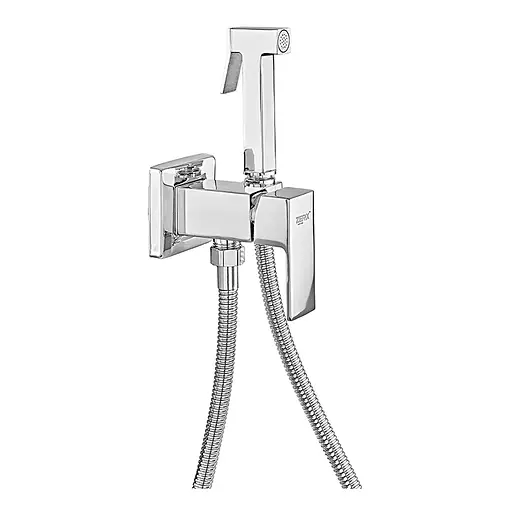 Набір гігієнічного душу прихованого монтажу Zerix LEB9-123 ZX5571, Хром - фото 1