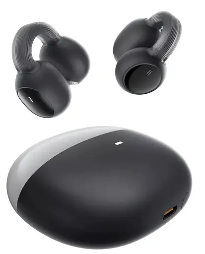 Бездротові навушники Baseus AirGo 1 Ring Open-Ear TWS Earbuds, IPX7, BT5.3, 40mAh, 400mAh, 6h, Black A00069201111-00 - фото 2