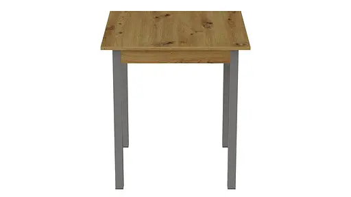 Стіл кухонний Ferrum-decor Дієго 75x90x90 Сірий ДСП Дуб Артізан 16мм (FRD-105719) - фото 4