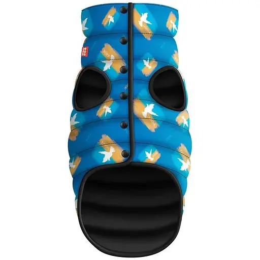 Курточка для собак Waudog Clothes малюнок "Прапор",  M45, В 61-65 см, С 38-42 см