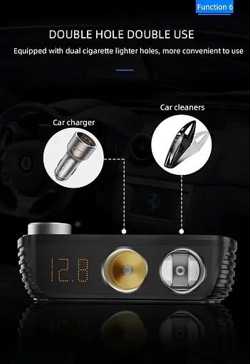 Универсальный автомобильный инвертор OZiO 12V в 220V 200w преобразователь - фото 6