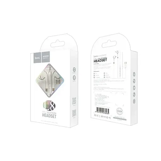 Дротові навушники Hoco L8, Type-C, 1.2m, white - фото 4