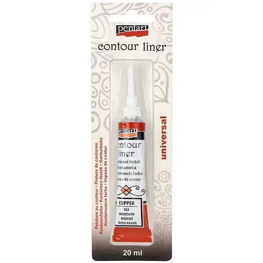 Контур универсальный Pentart Медь 20 мл - фото 1