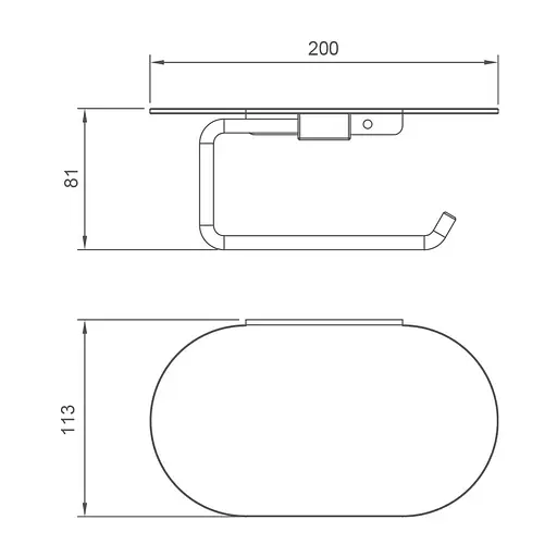 Держатель туалетной бумаги с полкой Gappo золотой сатин G30703-3 Золотой - фото 5