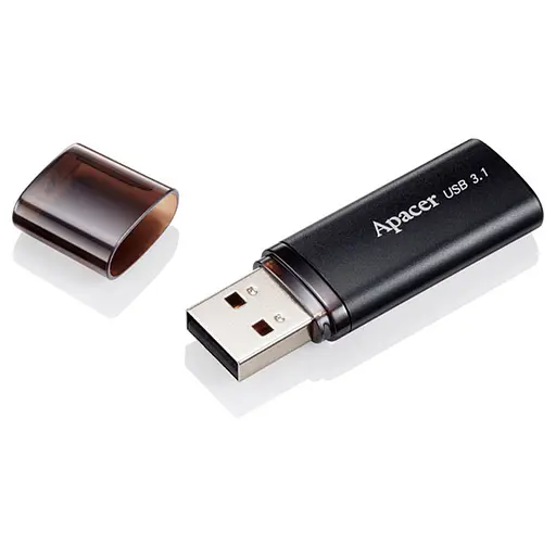 Флеш-накопичувач Apacer 64Gb AH25B Black USB 3.1 (AP64GAH25BB-1) - фото 3