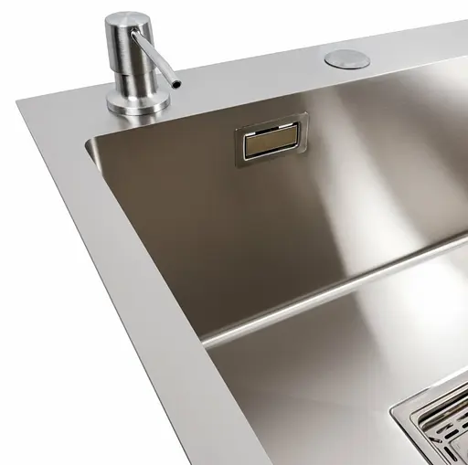 Кухонна мийка Platinum HANDMADE 78*50С L (SP000041295) - фото 7