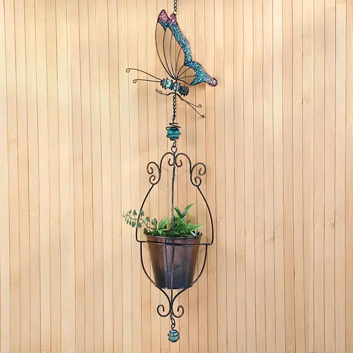 Декоративне підвісне кашпо Engard Райський метелик 60 см (BF-22) - фото 6