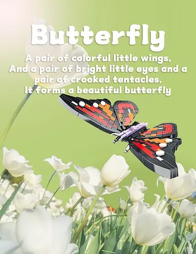 Конструктор насекомые  WOMA развивающий научный набор живой мир 705 деталей - фото 7