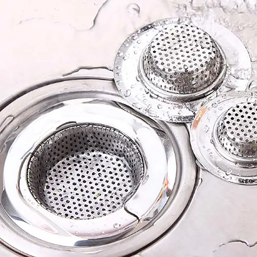 Сітка-фільтр для раковини з нержавіючої сталі фільтр проти засмічення Ø 7 см, Kitchen Master Сірий 87179 - фото 7