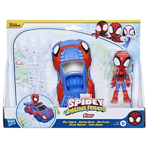 Набор игрушечный Hasbro Spidey And His Amazing Friends Spidey Web Crawler (F6776_F7454) - фото 11