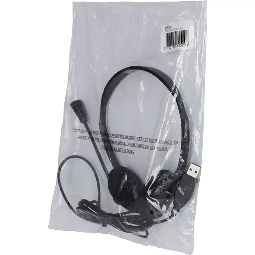 Гарнітура Sandberg Headset Bulk, USB, Black
