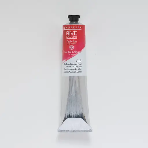 Масляная краска Rive gauche 200 мл, Кадмий красный глубокий оттенок (Cadmium Red Deep Hue)