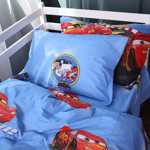 Наволочка MirSon Kids Time McQueen Cars бязь 70х70 см (2200011442945)