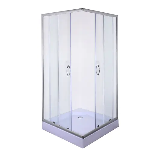 Душевая кабина Bravo Odra 100Т 000022688, прозрачная, хром матовый - фото 3