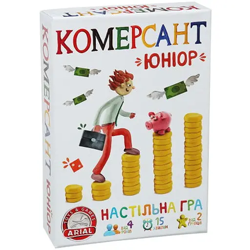 Настольная игра Arial Коммерсант-юниор (укр.) (91104) - фото 1