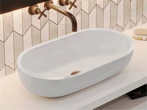 Умивальник Miraggio Mark 625 глянсовий 0002687, Білий - фото 4