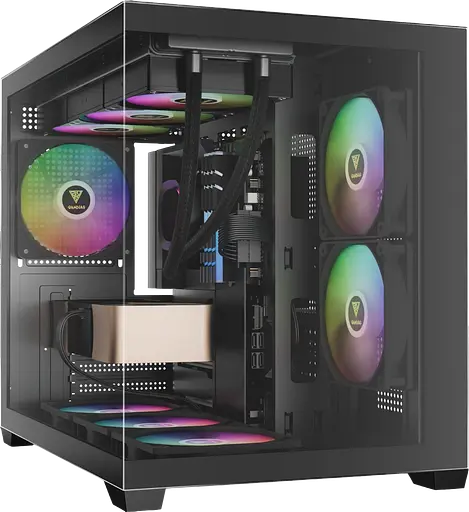 Корпус Gamdias AURA GC10M V2 ARGB Black (4711514503159) - фото 1