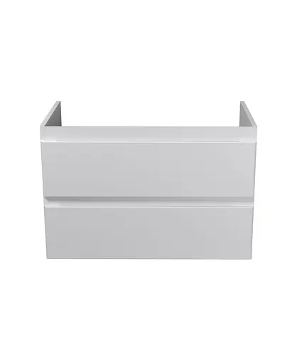 Тумба Мойдодир Unik 80-A під умивальник Білий підвісна Білий - фото 4